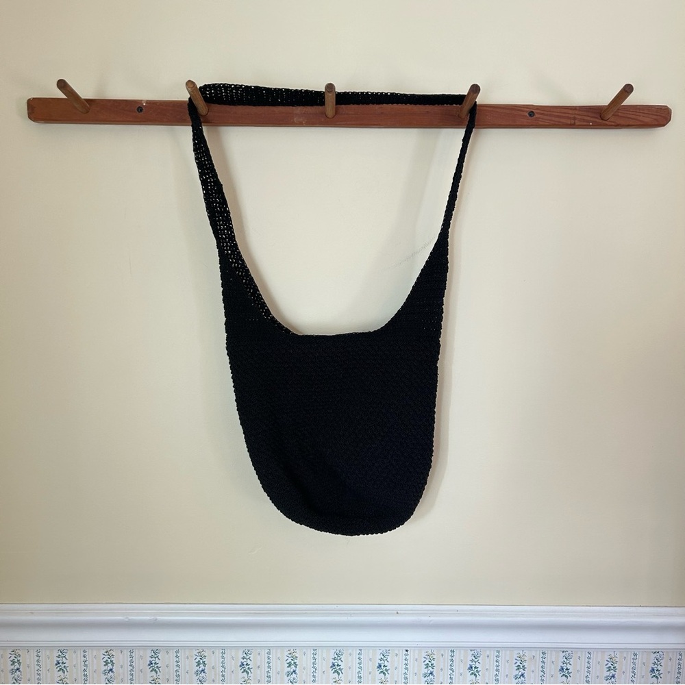 Vintage Crochet Crossbody Bag